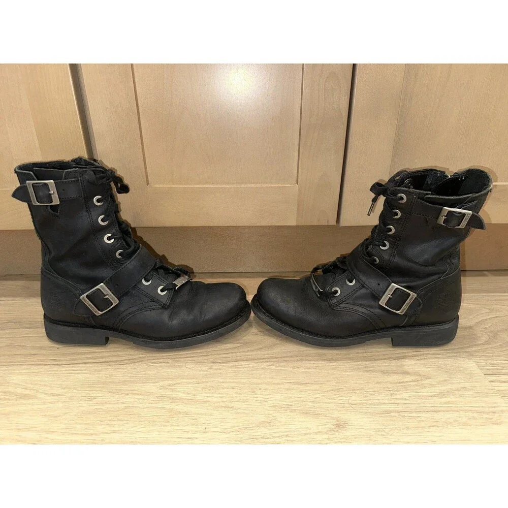 Harley Davidson Motorcycles Leather Ranger Rider Biker Boots D95264 Size 8M
